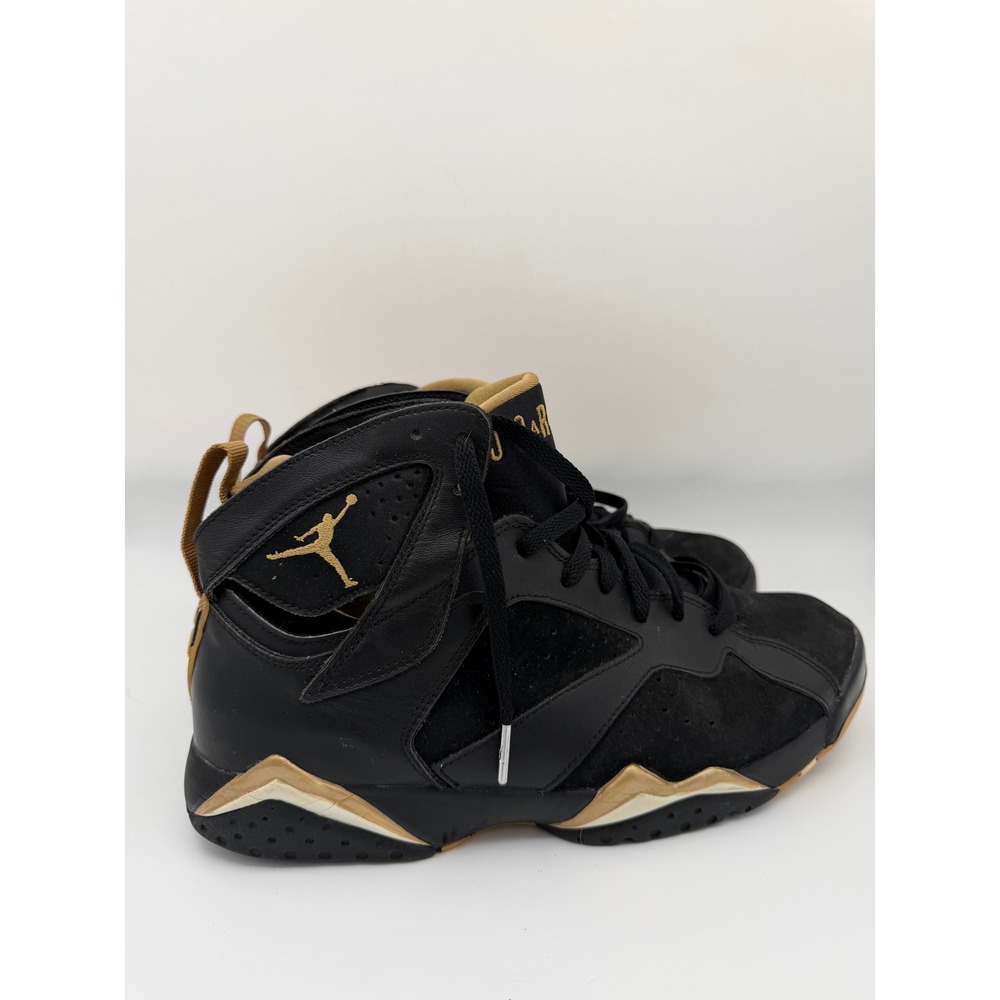 Nike Air Jordan 7 Retro GMP Golden Moments Black Gold 304775-030‎ Mens 10.5